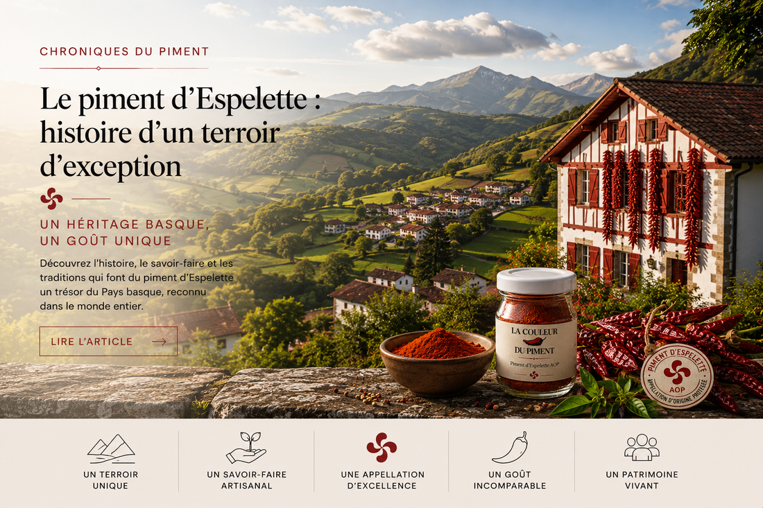 Le piment d'Espelette : l'héritage d'un terroir unique