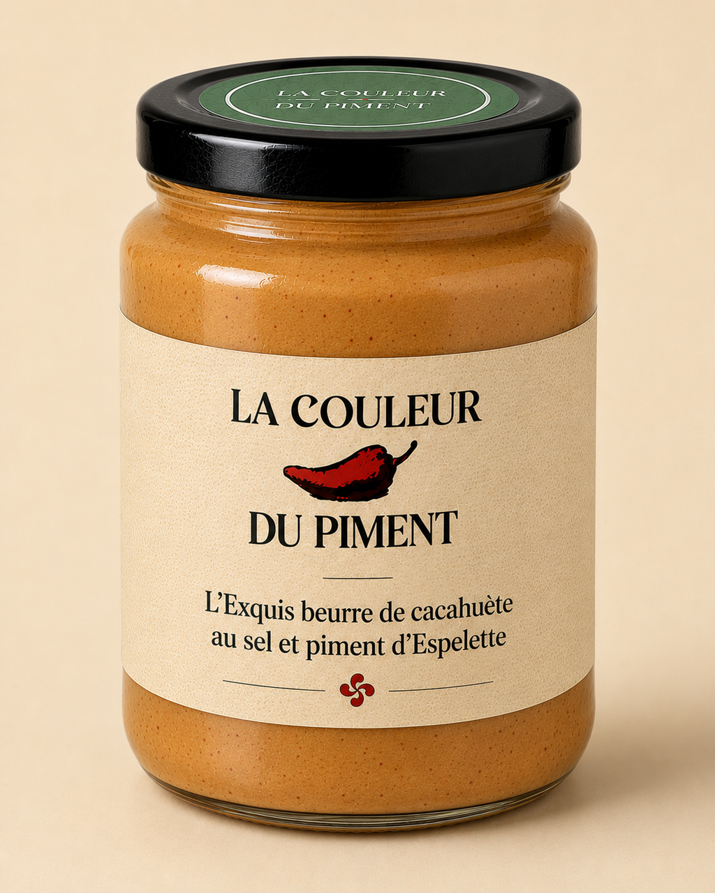 Beurre de cacahuète x gros sel de l'île de ré au piment d'Espelette